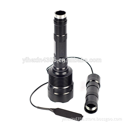 3800LM Gun Mount High Power Hunting Flashlight With Remote Switch